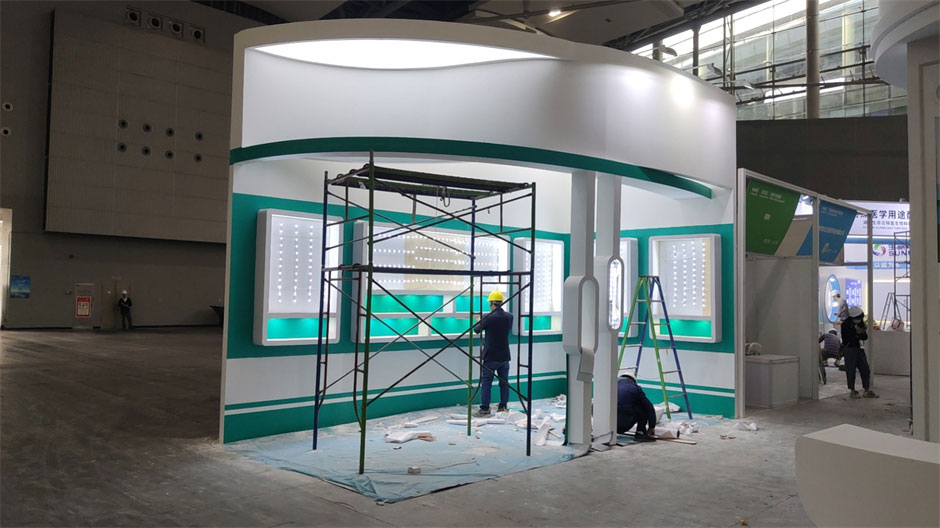 和美樂展臺搭建現場