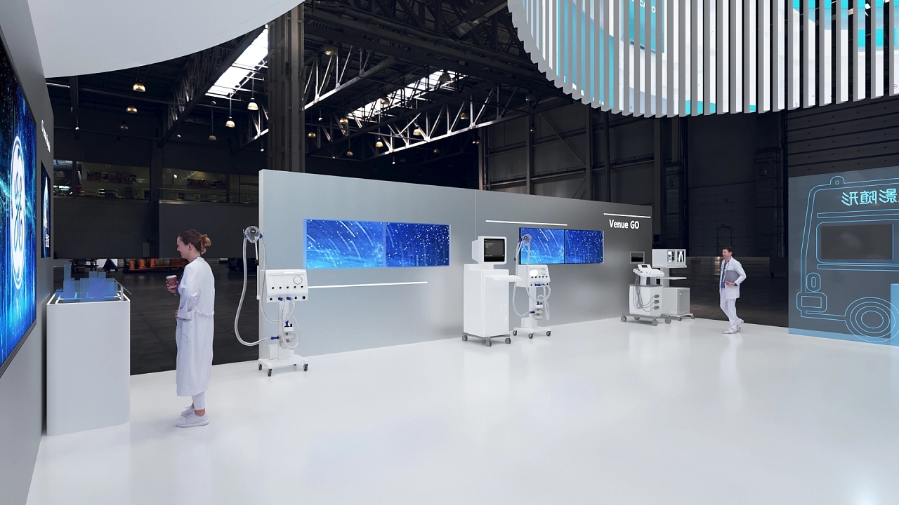 GE醫(yī)療器械展展臺設(shè)計搭建案例分析