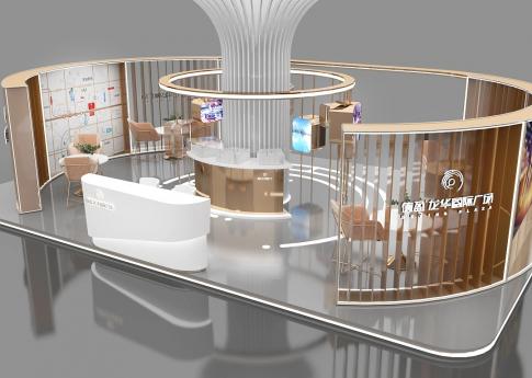商場一樓德盈房地產(chǎn)展臺設(shè)計搭建及現(xiàn)場展示案例分析及重慶會展設(shè)計公司