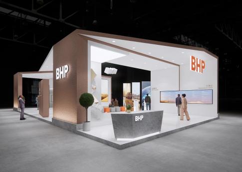 進博會BHP展臺設計搭建案例分析